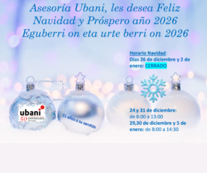 Feliz Navidad y Prospero 2026